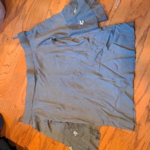 New York & Company off the shoulder gray sweater